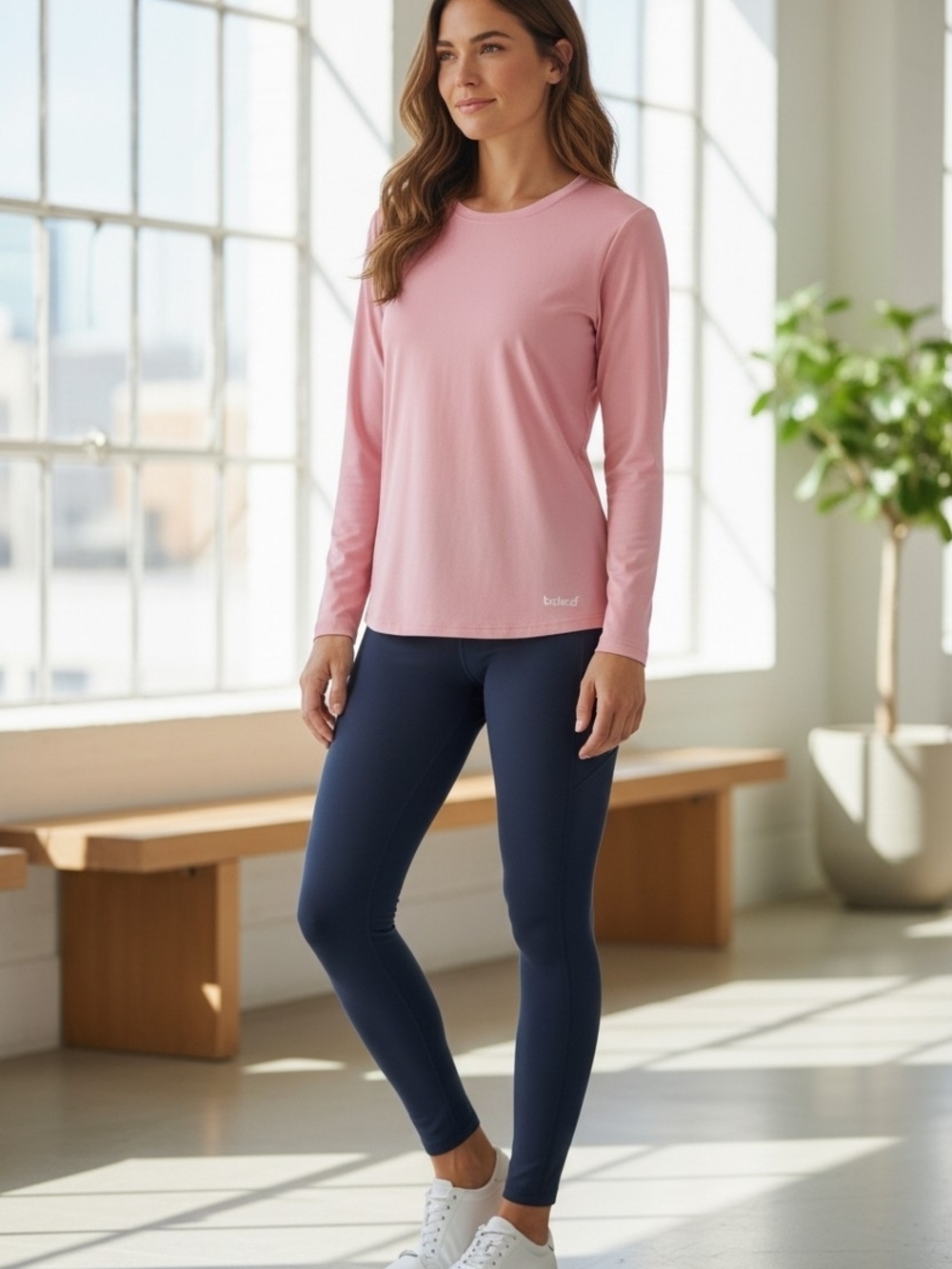 Baleaf Pink Long Sleeve Sun Protection Performance Shirt - XL (EUC)